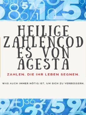 cover image of HEILIGE ZAHLENCODES VON AGESTA